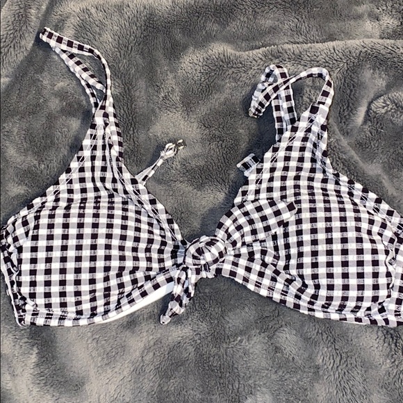 Target Other - checkerboard bikini top